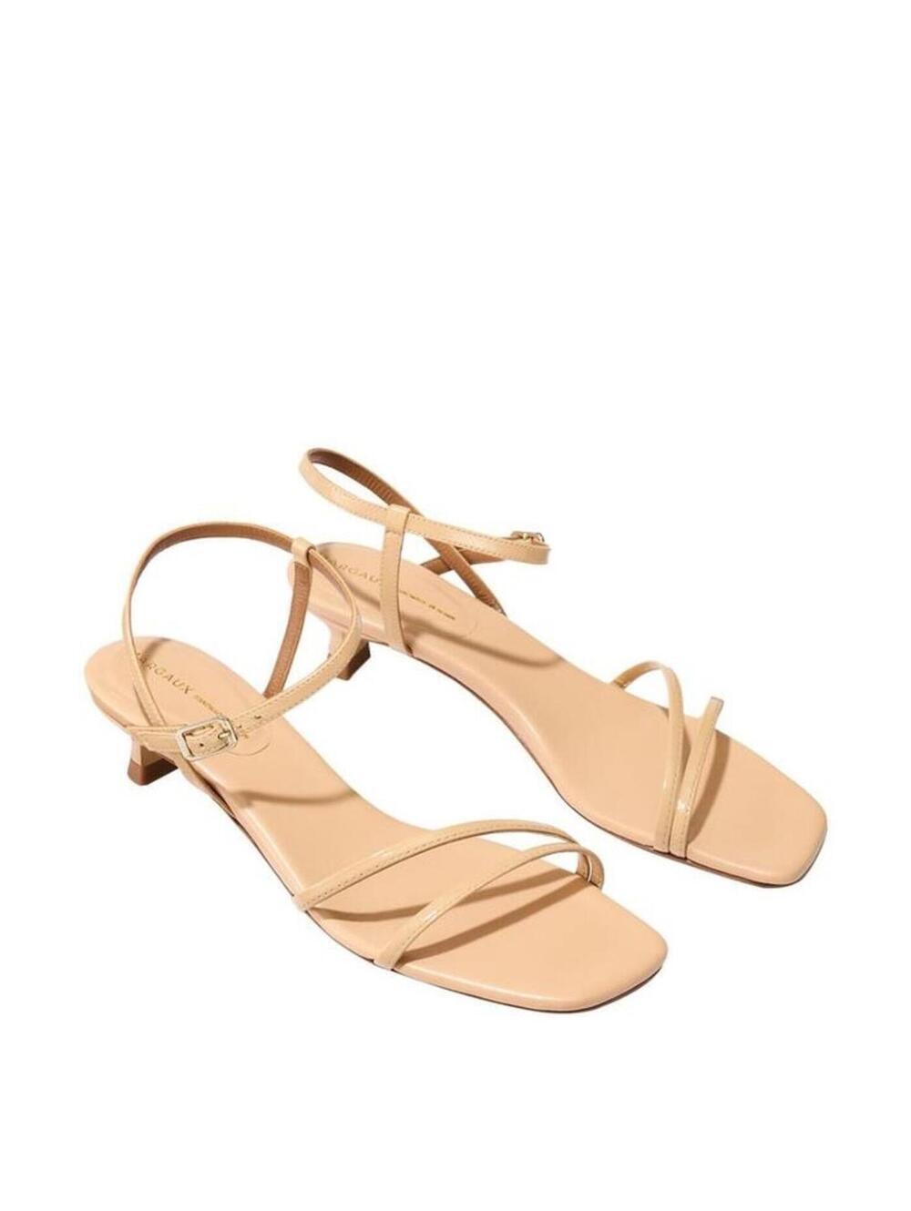 Margaux Dylan Sandal Sand Crinkle-Gloss Nappa 41.5 10.5